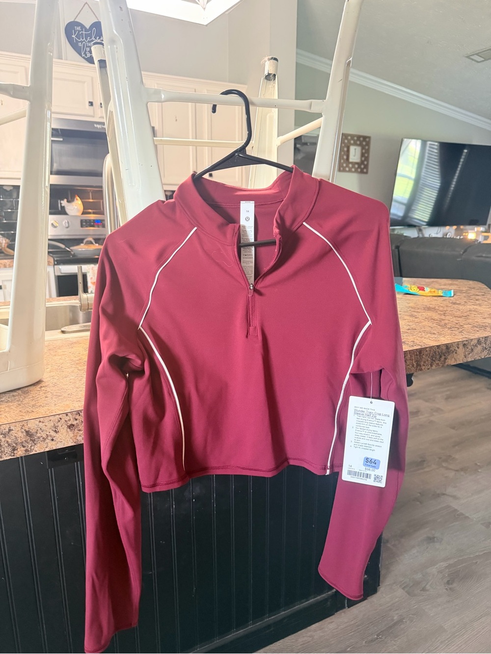 Lululemon Wunder Train Quarter Zip & Biker Short Set